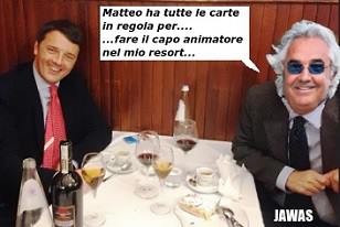 Renzi e Briatore