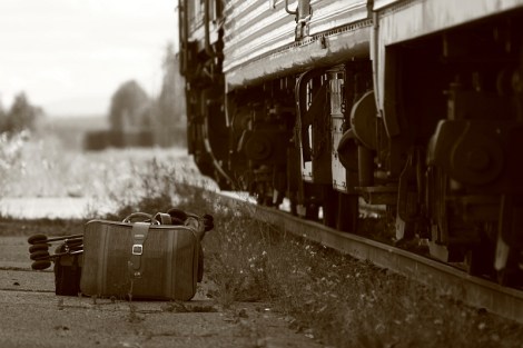 Skeena train a Prince George (British Columbia, Canada)