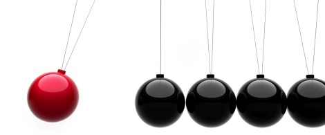 Newton's cradle concept